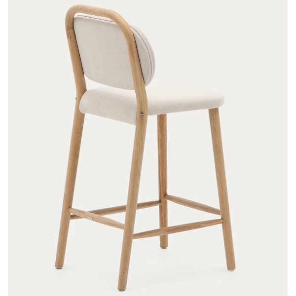 Напівбарний стілець La Forma Helda C0600041MY12H Бежевий тканина синель-4