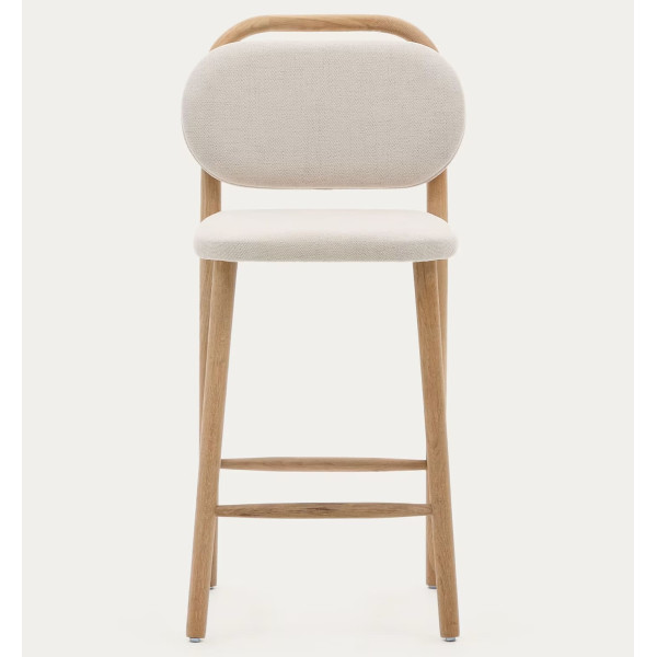 Напівбарний стілець La Forma Helda C0600041MY12H Бежевий тканина синель-2