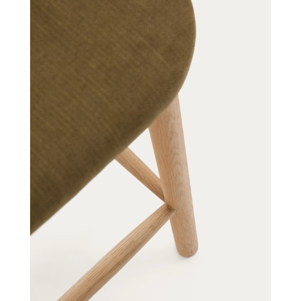 Полубарный стул La Forma Helda C0600039MY06H Зеленый ткань синель-7