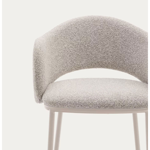 Полубарный стул La Forma Maina C0100225VS12 Бежевый ткань-4