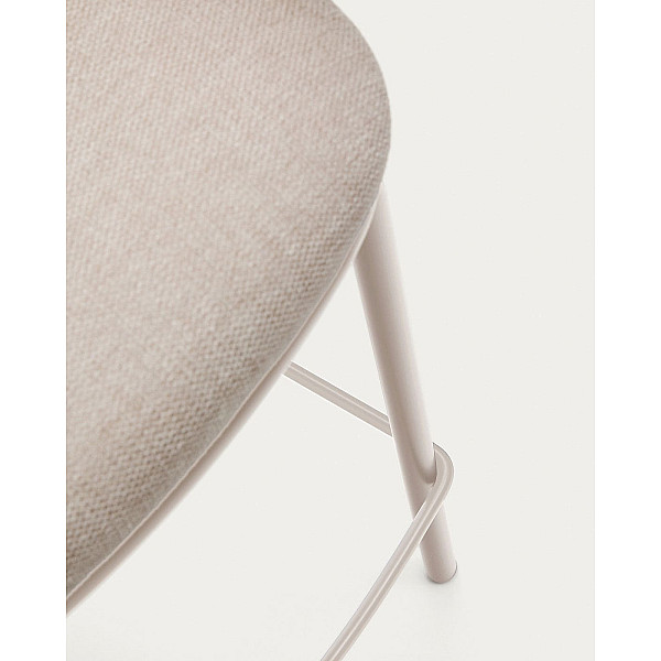 Напівбарний стілець La Forma Maina C0100226BF12 Бежевий тканина синель-7