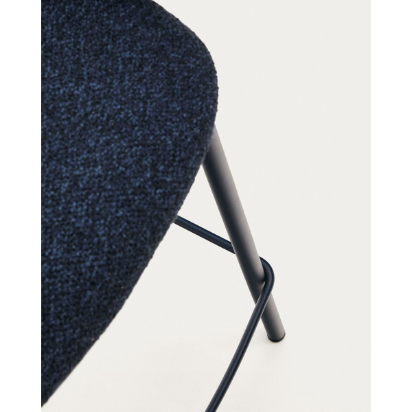 Полубарный стул La Forma Maina C0100239VS25 Синий ткань-8