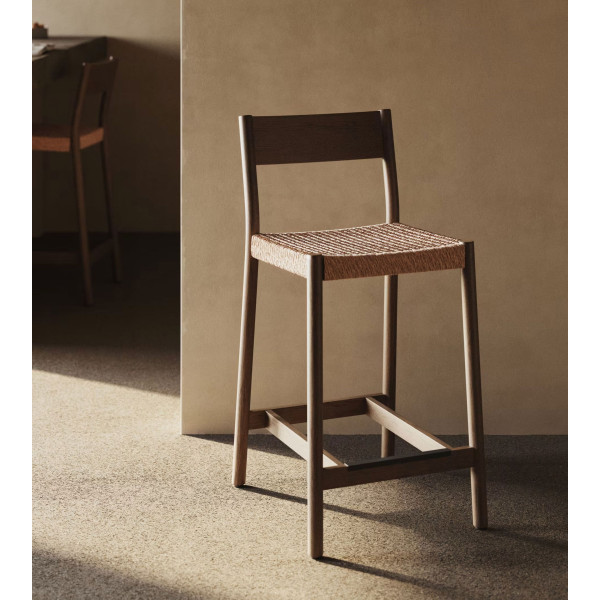 Полубарный стул La Forma YALIA C0600071CP46-1