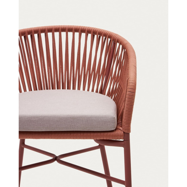 Напівбарний стілець La Forma Yanet CC2192J86 Теракотовий-7