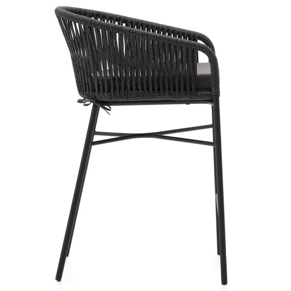 Полубарный стул La Forma Yanet CC5225J01 Черный-5