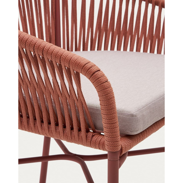 Напівбарний стілець La Forma Yanet CC2192J86 Теракотовий-8