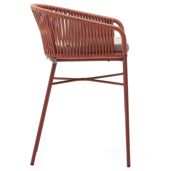 Напівбарний стілець La Forma Yanet CC2192J86 Теракотовий-4