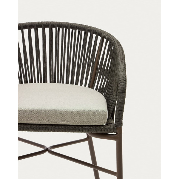 Напівбарний стілець La Forma Yanet CC2193J19 Зелений-7