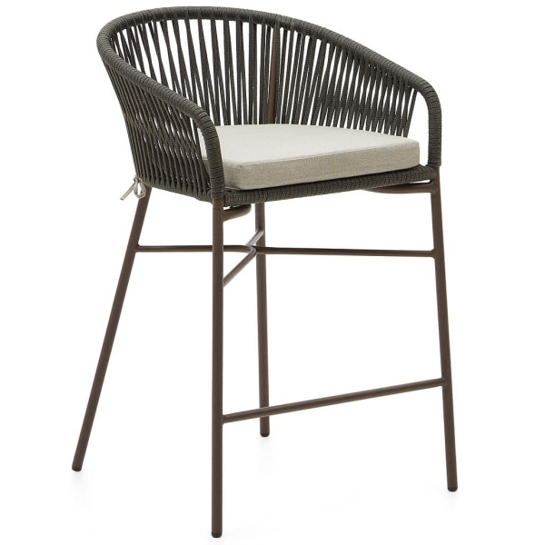 Напівбарний стілець La Forma Yanet CC2193J19 Зелений-0