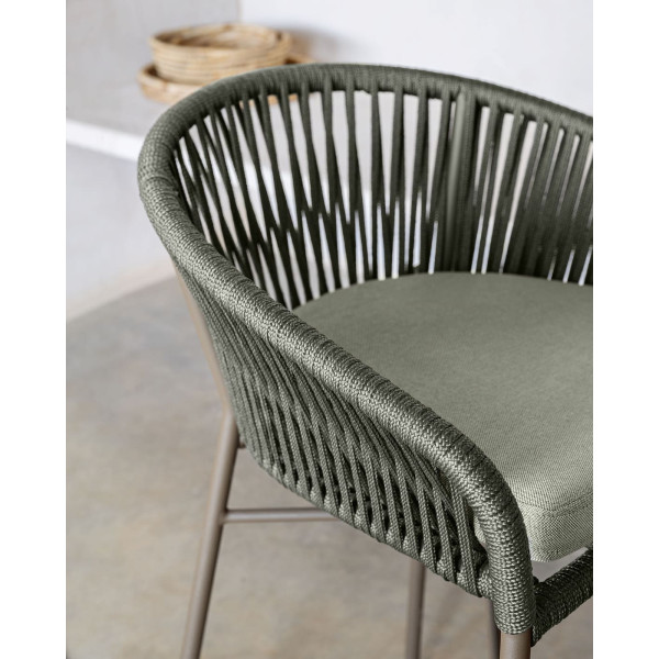 Напівбарний стілець La Forma Yanet CC2193J19 Зелений-2