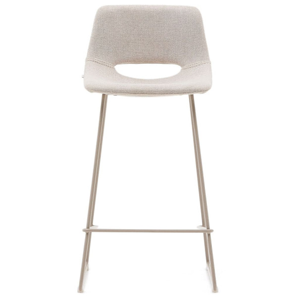 Напівбарний стілець La Forma ZAHARA C0600058JJ12 Бежевий тканина-1