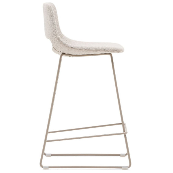 Напівбарний стілець La Forma ZAHARA C0600058JJ12 Бежевий тканина-2