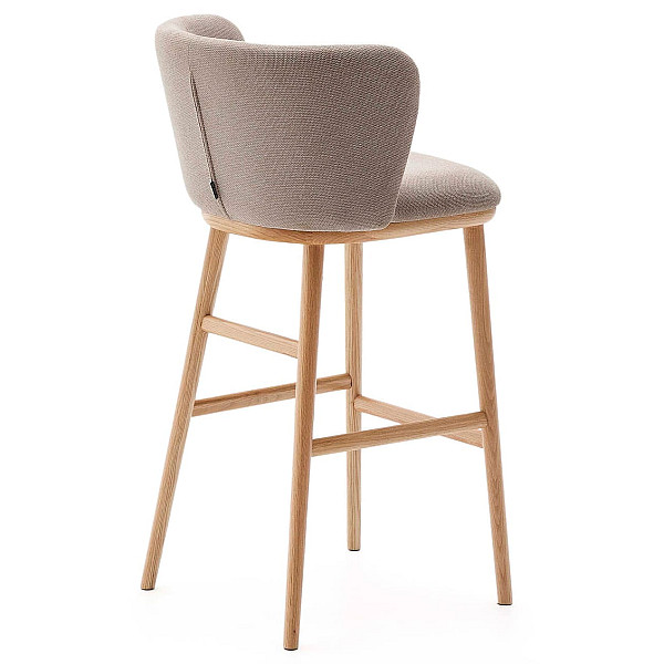 Напівбарний стілець La Forma CISELIA C06060KY10 Коричневий тканина-6