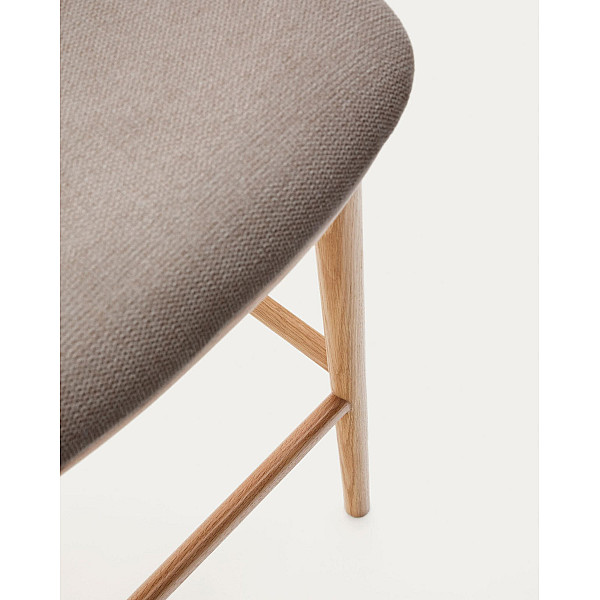 Напівбарний стілець La Forma CISELIA C06060KY10 Коричневий тканина-10