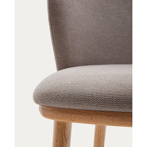 Напівбарний стілець La Forma CISELIA C06060KY10 Коричневий тканина-8