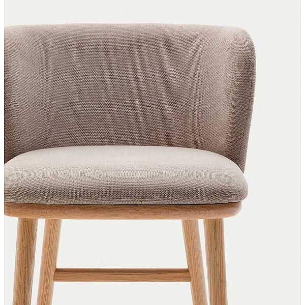 Напівбарний стілець La Forma CISELIA C06060KY10 Коричневий тканина-7