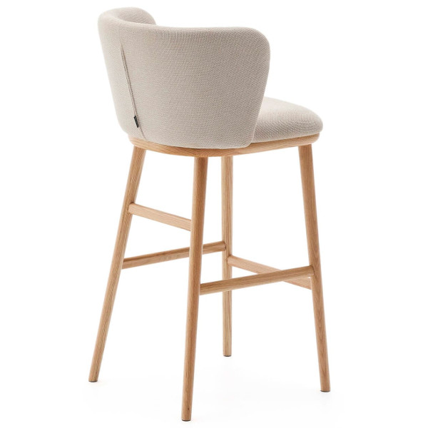 Полубарный стул La Forma CISELIA C06060KY12 Бежевый ткань-6