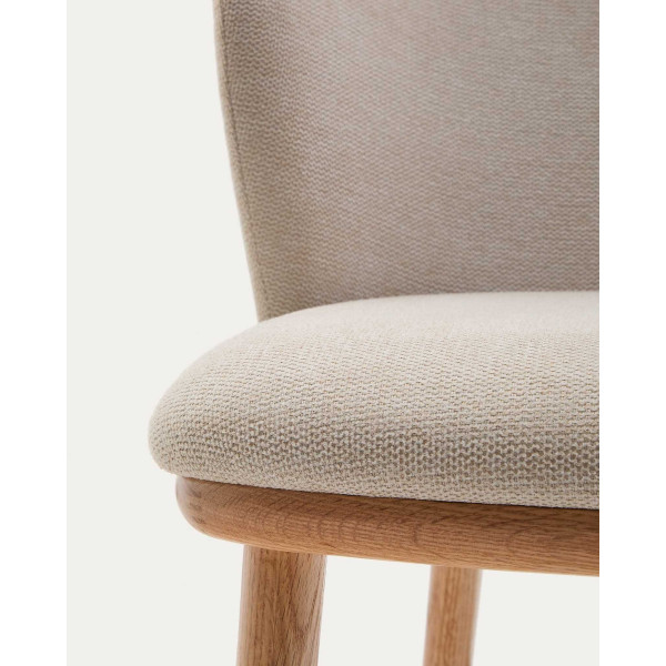 Полубарный стул La Forma CISELIA C06060KY12 Бежевый ткань-8