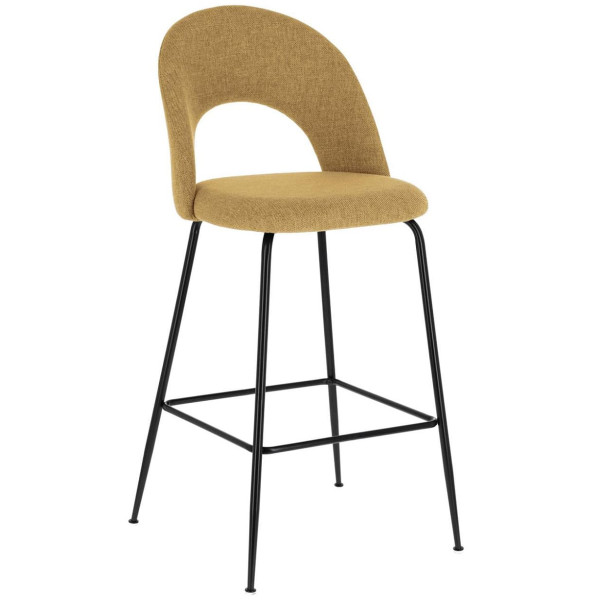 Напівбарний стілець La Forma Mahalia Жовтий-3