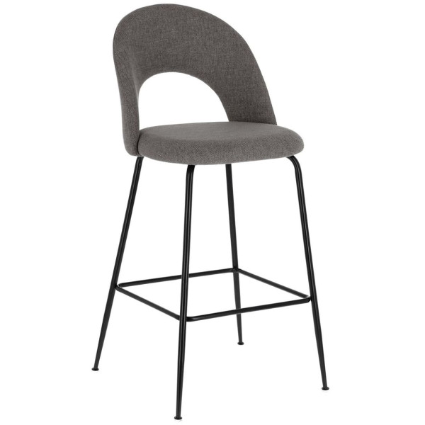 Напівбарний стілець La Forma Mahalia Темно-сірий-3