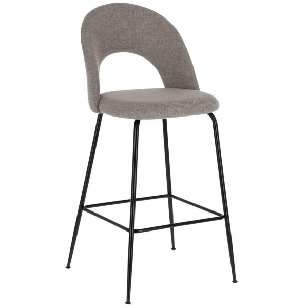 Напівбарний стілець La Forma Mahalia Сірий-3