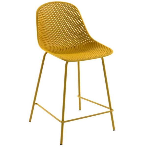 Полубарный стул La Forma Quinby Желтый-1
