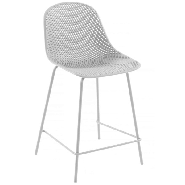 Полубарный стул La Forma Quinby Белый-2
