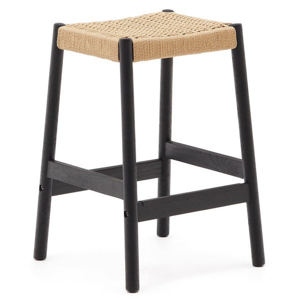 Напівбарний стілець La Forma Yalia C0600073CP46 Чорний-0