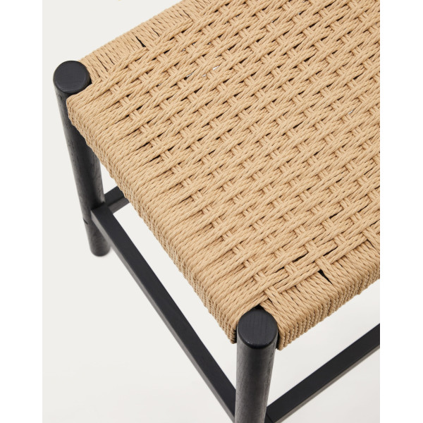 Напівбарний стілець La Forma Yalia C0600073CP46 Чорний-3