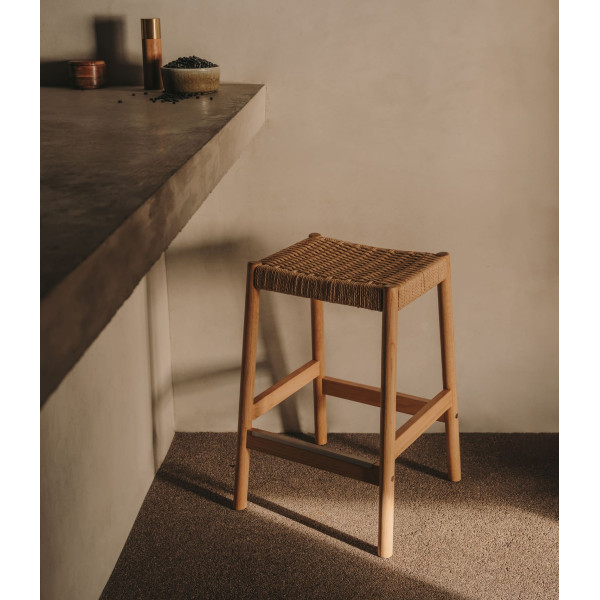 Полубарный стул La Forma Yalia C0600074CP46 Натуральный-1