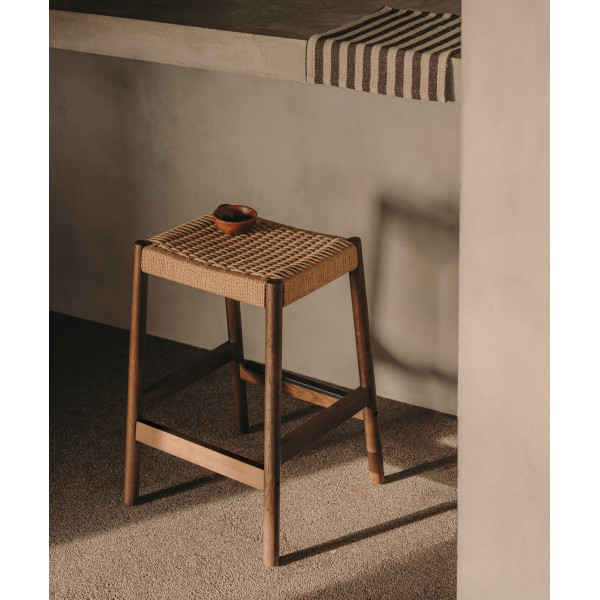 Полубарный стул La Forma Yalia C0600075CP46 Орех-1