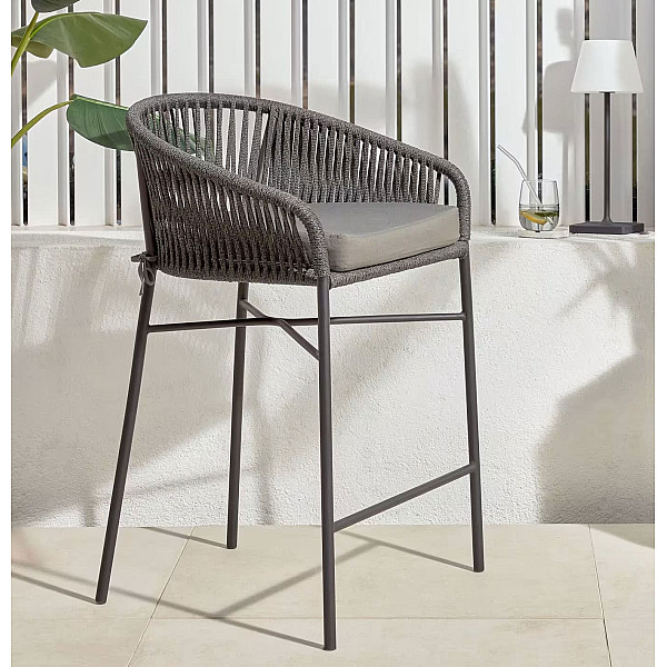 Полубарный стул La Forma Yanet CC5225J01 Черный-0