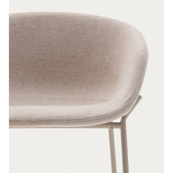 Полубарный стул La Forma YVETTE C0600084BF12 Бежевый ткань-6