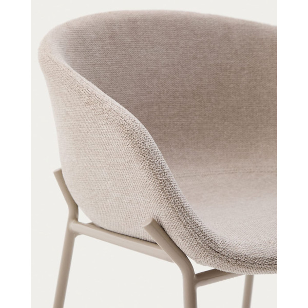 Полубарный стул La Forma YVETTE C0600084BF12 Бежевый ткань-7