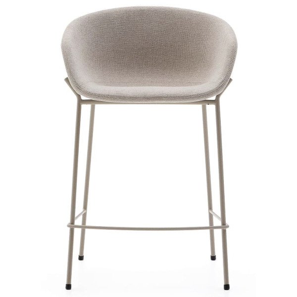 Полубарный стул La Forma YVETTE C0600084BF12 Бежевый ткань-3
