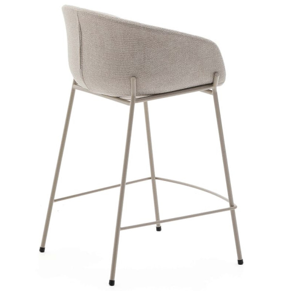 Полубарный стул La Forma YVETTE C0600084BF12 Бежевый ткань-5