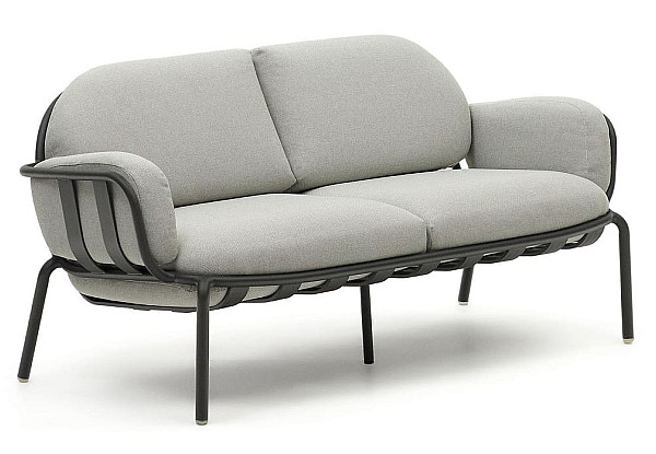 Диван 2-місний La Forma JONCOLS O1030020GP03 Сірий 165 см-1