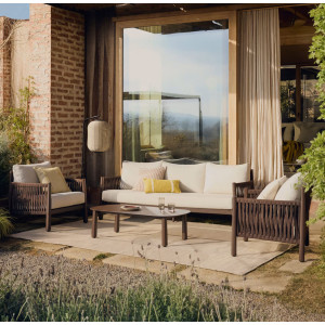 Комплект садовой мебели La Forma Aleria O00643RO09 Коричневый