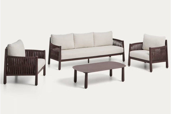 Комплект садовой мебели La Forma Aleria O00643RO09 Коричневый-4