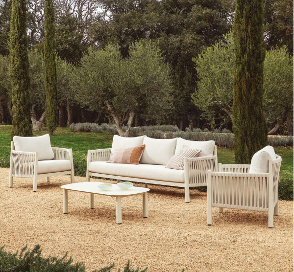 Комплект садовой мебели La Forma Aleria O00643RO39 Экрю-0