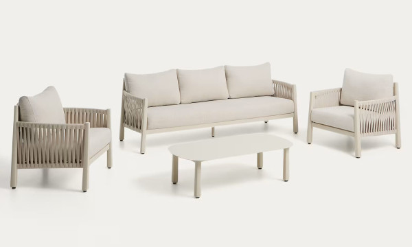 Комплект садовой мебели La Forma Aleria O00643RO39 Экрю-3