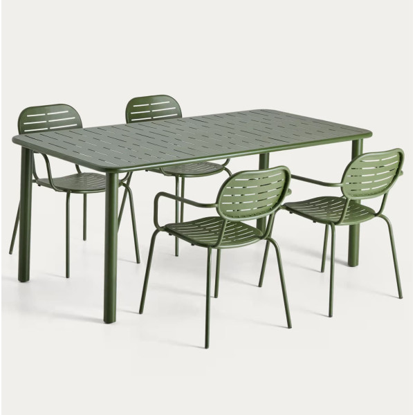 Комплект садовой мебели La Forma Brai O00719RR19 Зеленый-0