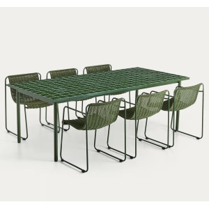 Комплект садовой мебели La Forma Maurina O00718KK06 Зеленый