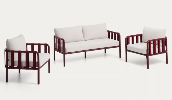 Комплект садовой мебели La Forma Omala O00680RR16 Бордовый-5