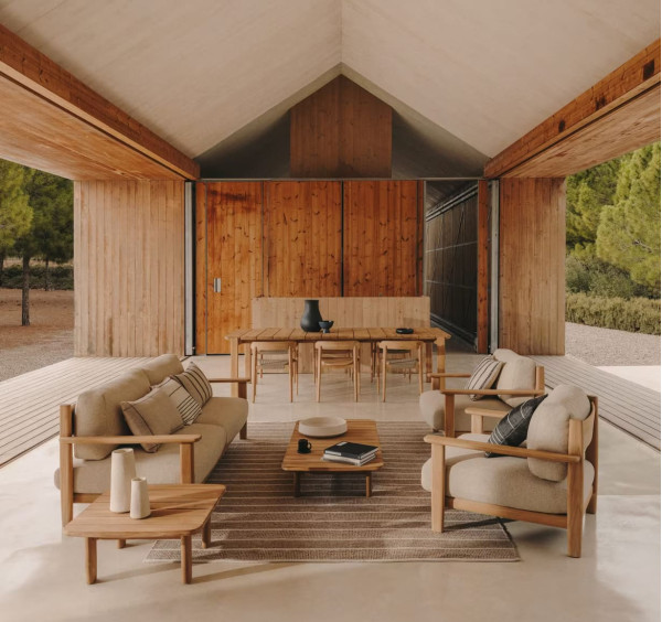 Садовый комплект мебели La Forma Tirant Бежевый-3