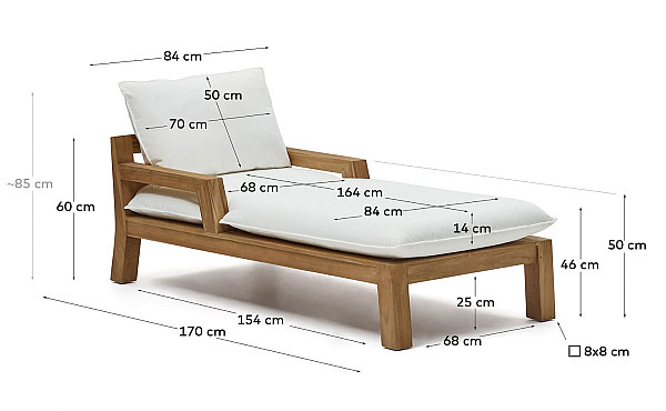 Шезлонг La Forma Forcanera J1300007JJ05-11