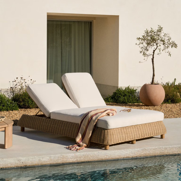 Шезлонг двухместный La Forma Meria O00066NW39-0