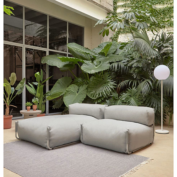 Пуф-шезлонг La Forma SQUARE S803_40_RS03 Сірий-1