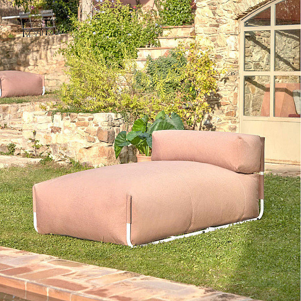 Пуф-шезлонг La Forma SQUARE S803_40_RS34 Теракотовий-0