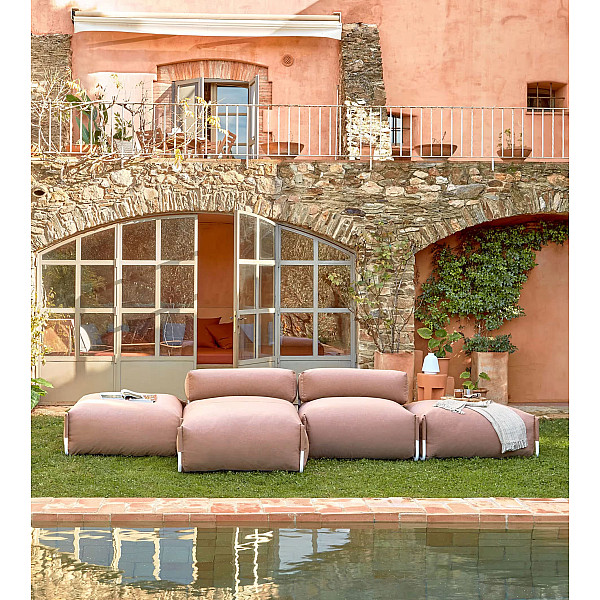 Пуф-шезлонг La Forma SQUARE S803_40_RS34 Теракотовий-2